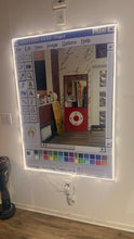 Load image into Gallery viewer, Large Paint Glass Mirror LED