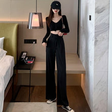 Load image into Gallery viewer, Loose High Waisted Suit Pants