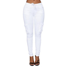 Load image into Gallery viewer, Lace Up Waist Casual Women Pants