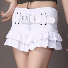 Load image into Gallery viewer, Low Waist Denim Mini Skirt