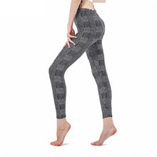 Load image into Gallery viewer, Print Flower Plaid Houndstooth Leggings