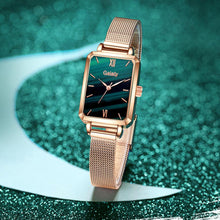 Load image into Gallery viewer, Gaiety Women Fashion Square Watch Bracelet Set