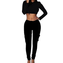 Load image into Gallery viewer, Lace Up Waist Casual Women Pants