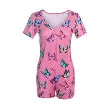 Load image into Gallery viewer, Sexy V-Neck Pajama Romper