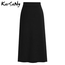 Load image into Gallery viewer, KarSaNy Autumn Winter Knit Pencil Skirt