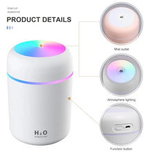 Load image into Gallery viewer, Portable 300ml Electric Air Humidifier Aroma Oil Diffuser