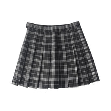 Load image into Gallery viewer, High Waist Plaid Pleated Skirts