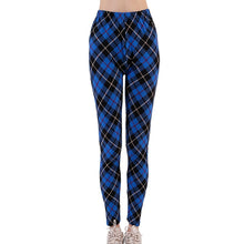 Load image into Gallery viewer, Print Flower Plaid Houndstooth Leggings