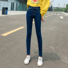 Load image into Gallery viewer, Stretch High Waist Classic Retro Jeans