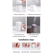 Load image into Gallery viewer, Portable 300ml Electric Air Humidifier Aroma Oil Diffuser