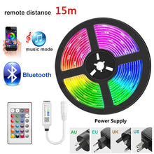 Load image into Gallery viewer, 5M-30M RGB WIFI LED Strip Lights Bluetooth 10MRGB Led light 5050 SMD Flexible 25M Waterproof 2835 Tape Diode DC WIFI Control+Adapter