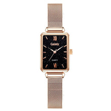 Load image into Gallery viewer, Gaiety Women Fashion Square Watch Bracelet Set