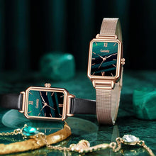 Load image into Gallery viewer, Gaiety Women Fashion Square Watch Bracelet Set