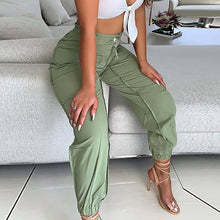 Load image into Gallery viewer, Sexy High Waist Cargo Pants