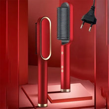 Load image into Gallery viewer, Unisex Hair Straightener Men Beard Comb Tourmaline Ceramic