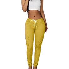 Load image into Gallery viewer, Lace Up Waist Casual Women Pants