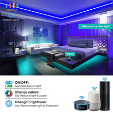 Load image into Gallery viewer, 5M-30M RGB WIFI LED Strip Lights Bluetooth 10MRGB Led light 5050 SMD Flexible 25M Waterproof 2835 Tape Diode DC WIFI Control+Adapter