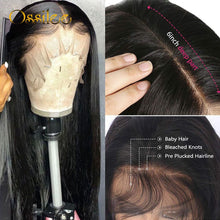 Load image into Gallery viewer, 13x4/13x6 Straight Lace Front Human Hair Wigs 360 Frontal Wigs Remy Brazilian Human Hair Lace Wigs for Women HD 5x5 Closure Wig