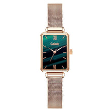 Load image into Gallery viewer, Gaiety Women Fashion Square Watch Bracelet Set