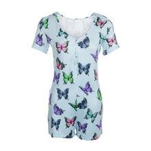 Load image into Gallery viewer, Sexy V-Neck Pajama Romper