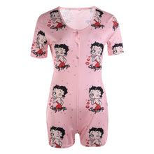 Load image into Gallery viewer, V-Neck Pajama Romper