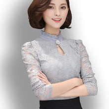 Load image into Gallery viewer, Chiffon Lace Blouses
