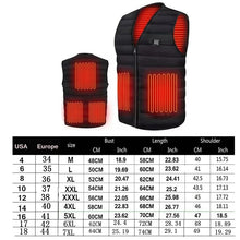 Load image into Gallery viewer, Unisex 9 Area Heated Vest