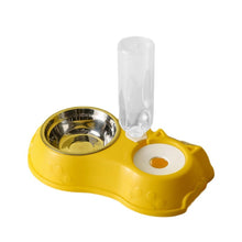 Load image into Gallery viewer, 500ML Pet Stainless Steel Double 3 Bowl with water bottle