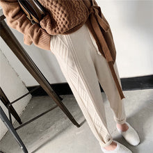Load image into Gallery viewer, Drawstring  Knitted Pants
