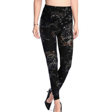Load image into Gallery viewer, Print Flower Plaid Houndstooth Leggings