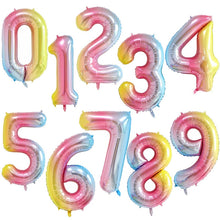 Load image into Gallery viewer, 40Inch Foil Number Balloons 5-9