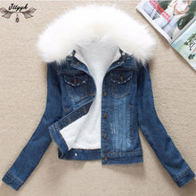Load image into Gallery viewer, Jeans Cashmere Cotton Coat