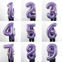 Load image into Gallery viewer, 40Inch Foil Number Balloons 0-4