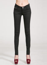 Load image into Gallery viewer, Candy Colored Mid Waist Zipper Skinny Pants