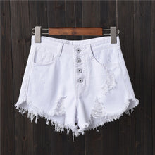 Load image into Gallery viewer, Vintage Fringe Denim Shorts