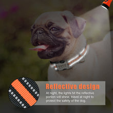 Load image into Gallery viewer, Nylon Dog Collar Personalized Pet Collar Engraved ID Tag Nameplate
