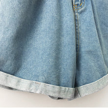 Load image into Gallery viewer, Loose Roll Up Hem Elastic Waist Jean Shorts
