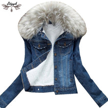 Load image into Gallery viewer, Jeans Cashmere Cotton Coat