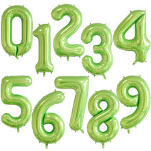 Load image into Gallery viewer, 40Inch Foil Number Balloons 0-4