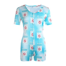 Load image into Gallery viewer, V-Neck Pajama Romper