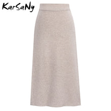 Load image into Gallery viewer, KarSaNy Autumn Winter Knit Pencil Skirt