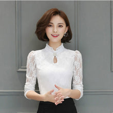 Load image into Gallery viewer, Chiffon Lace Blouses