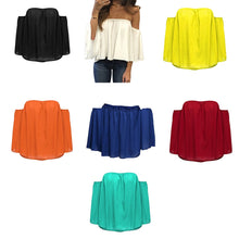Load image into Gallery viewer, Off Shoulder Blouse
