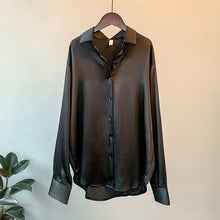 Load image into Gallery viewer, Elegant Silk Button Blouse