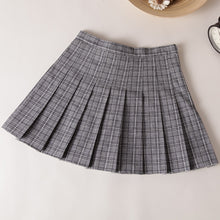 Load image into Gallery viewer, High Waist Plaid Pleated Skirts