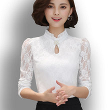 Load image into Gallery viewer, Chiffon Lace Blouses