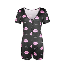 Load image into Gallery viewer, V-Neck Pajama Romper