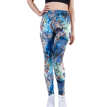 Load image into Gallery viewer, Print Flower Plaid Houndstooth Leggings