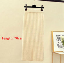 Load image into Gallery viewer, Knitted Half-length Skirt