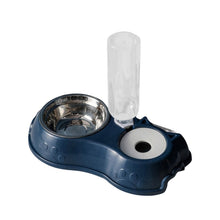 Load image into Gallery viewer, 500ML Pet Stainless Steel Double 3 Bowl with water bottle